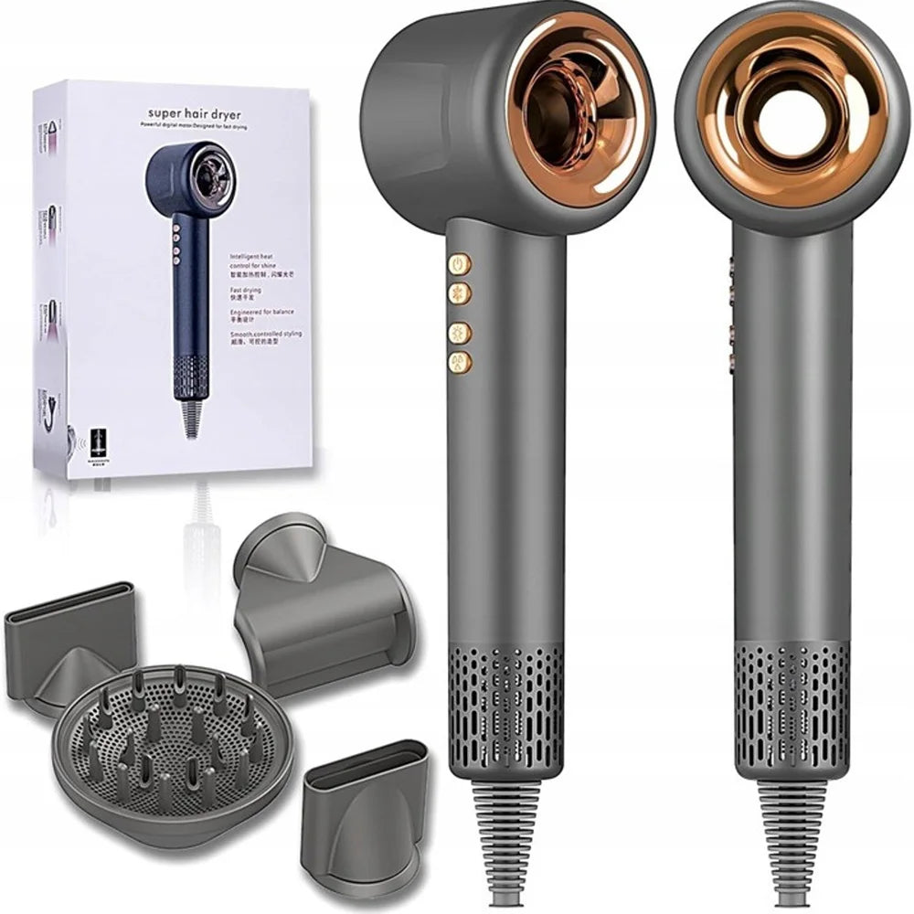 Professional Hair Dryer 1600W Fast Drying Negative Ionic Hair Dryer Barbershop Personal Hair Care Styling Temperature Dryers