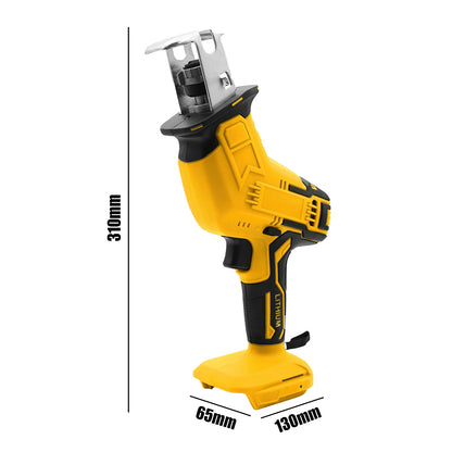 150mm Electric Reciprocating Saw Chainsaw With 4PCS Saw Blade Household Multi-functional Small Metal Power Tools For Dewalt 20V Battery