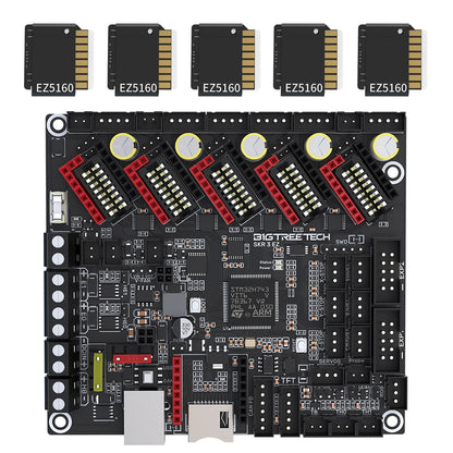 BIGTREETECH BTT SKR 3 EZ 32Bit Motherboard EZ5160 Pro TMC2208 Upgrade SKR2 Control Board For Raspberry Pi Ender3 Ender5 Printer
