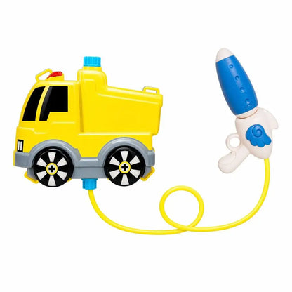 Water Gun with Car-Shaped Backpack Large Capacity Water Launcher for Kids Summer Toy for Beach and Pool
