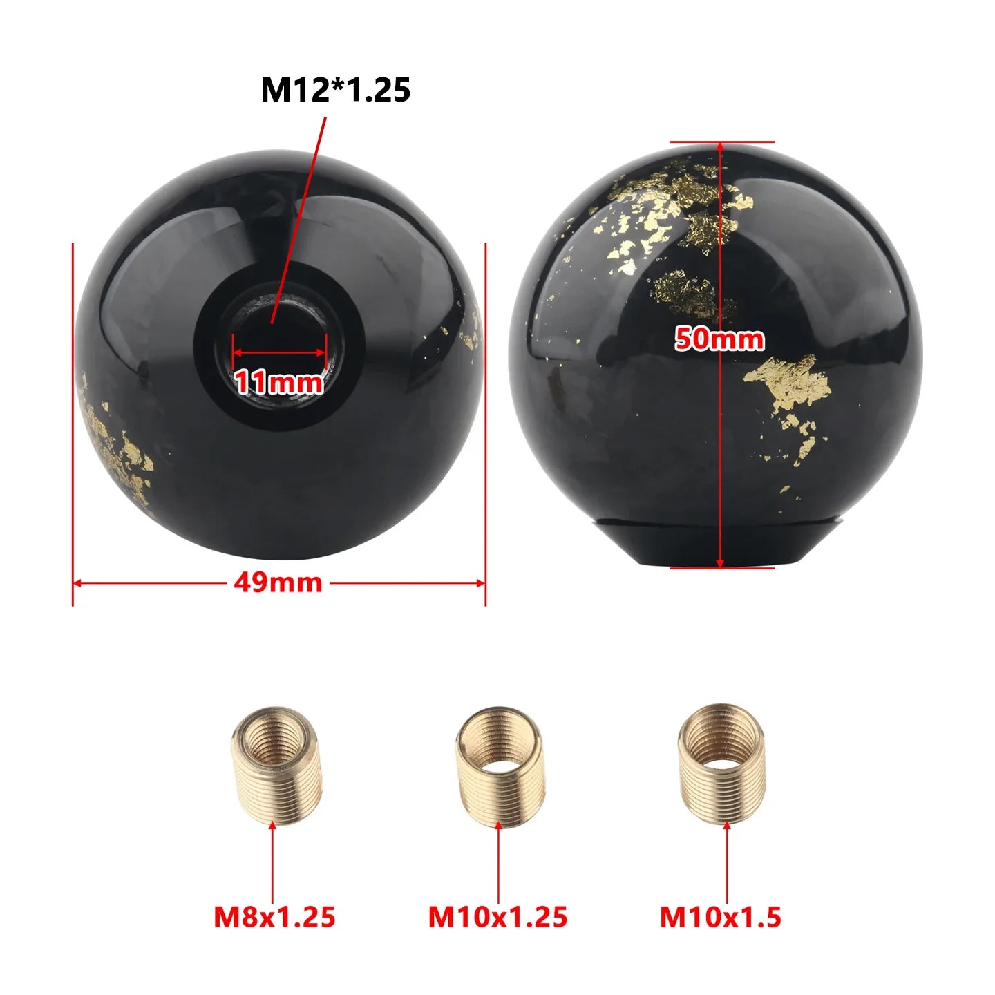 JDM Style Racing Forged Fiber Gear Shift Knob Cylindrical And Spherical Shift Knob For Most Car Decorations Accessories