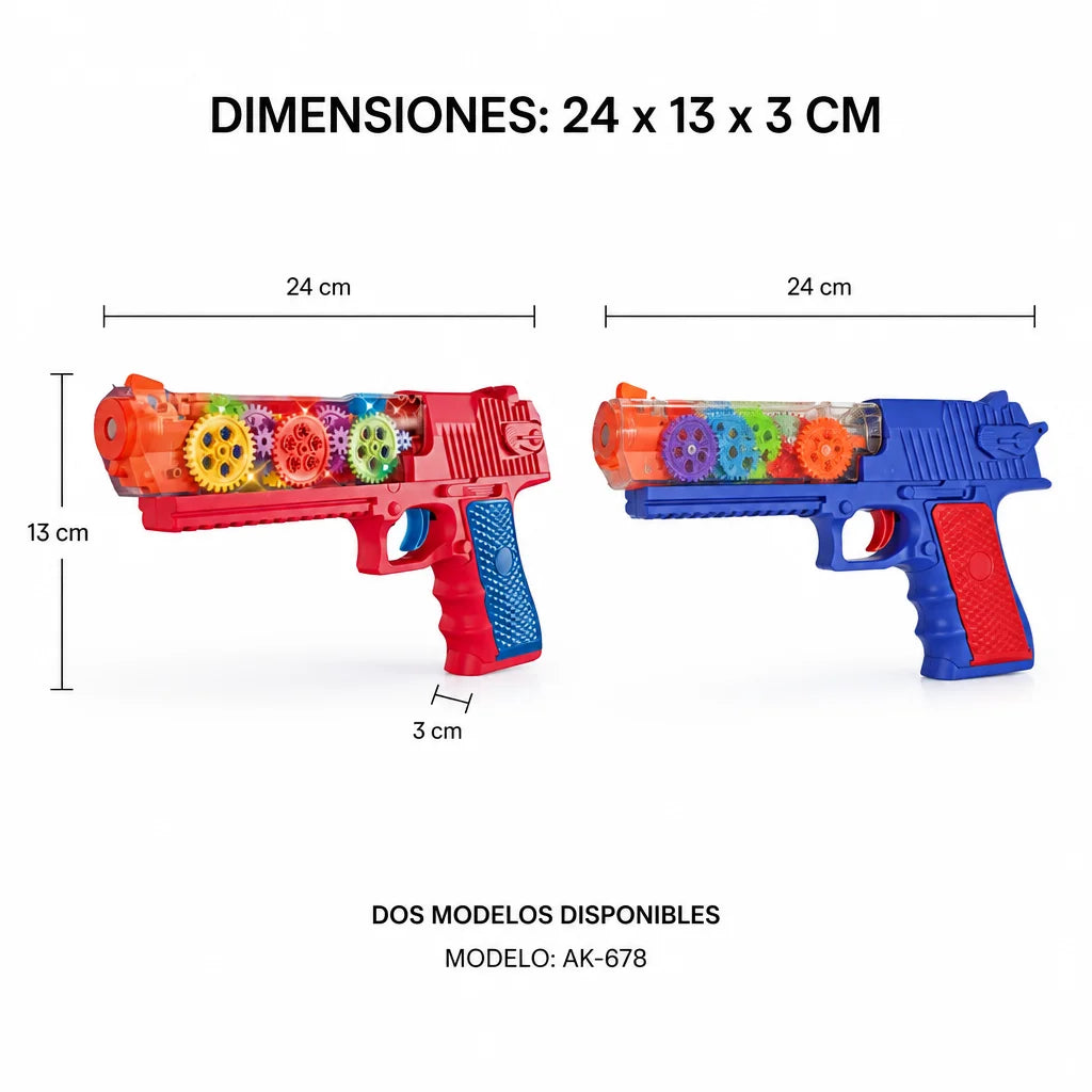 Toy Gun with Mist Spray and Action Sound - Save by Buying More, High-Speed Electric Launcher for Kids and Outdoor Use