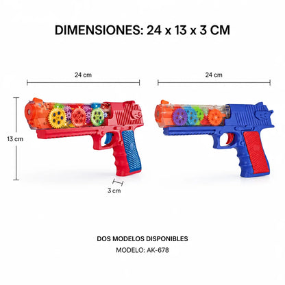 Toy Gun with Mist Spray and Action Sound - Save by Buying More, High-Speed Electric Launcher for Kids and Outdoor Use