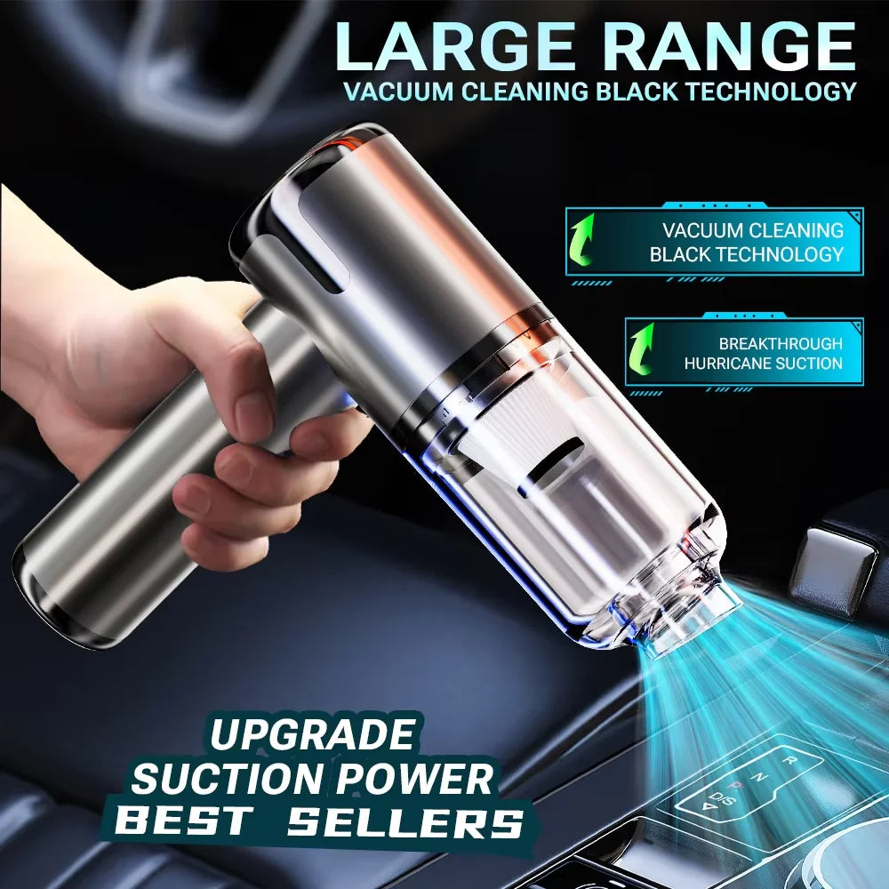SZUK New Mini Car Vacuum Cleaner Cordless Powerful Wireless Car Cleaner HandHeld Portable Vacuum Cleaner Cleaning Machine