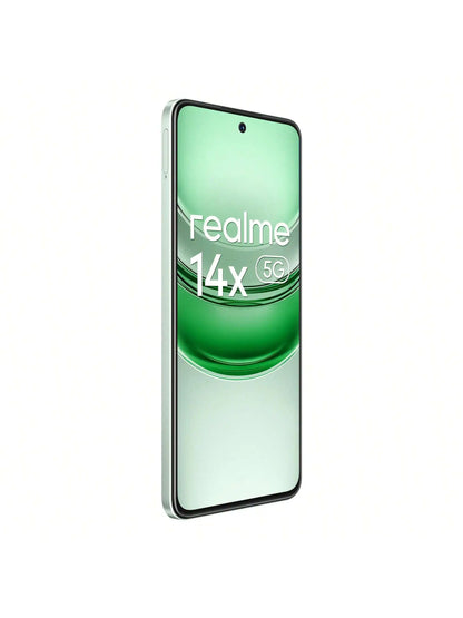 realme 14X 5G AI Phone, 6+128GB/8+256GB, Global Version, Android 15, Mediatek Dimensity 6300 Processor, 5000mAh Large Battery, Without Charger Adapter