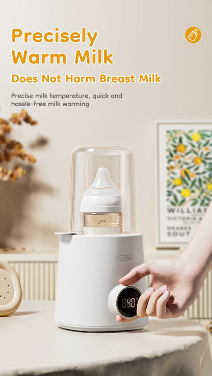 MAMIJOY Baby Bottle Warmer Multi Function 36-100° Adjustable Food Heater Milk Warmer Steriliser ACcurate Temperature Control N22