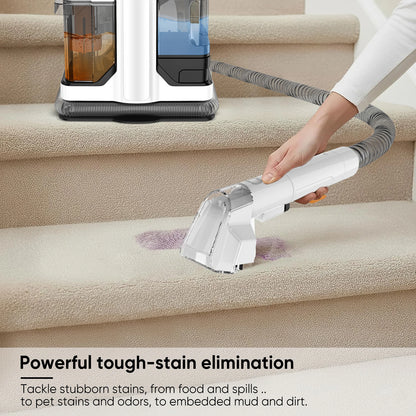 Portable Carpet Cleaner Machine 750W 15KPA Multifunctional Handheld Mite Remover Sofa Carpet Wet Cleaner for Sofa Car Seat