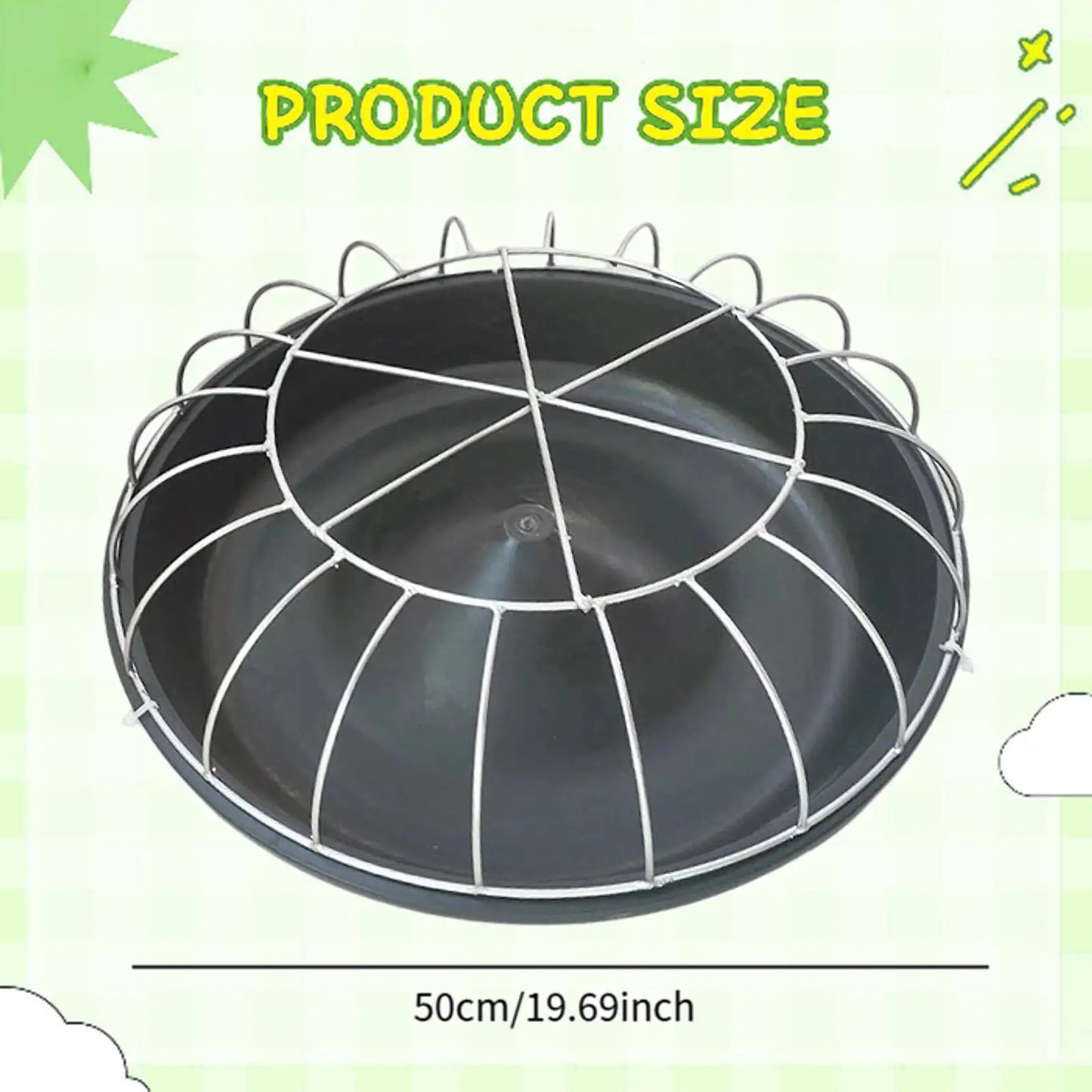 12/18/20 Holes Chicken Feeder Portable Goose Food Dispenser Poultry feed Bucket for Duck Chook Hen Livestock Feeding Supplies