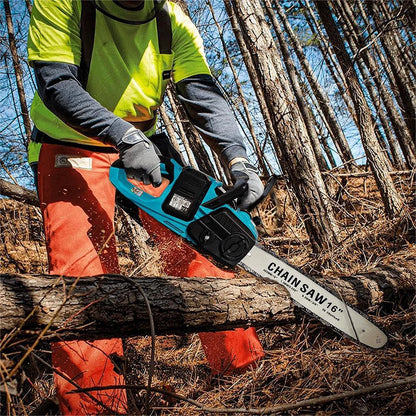 16-Inch Electric Chainsaw 3500W Brushless Motor Low-Vibration Handheld Gasoline-Free Smoke-Free Woodworking Power Tool