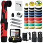 Cordless Mini Polisher,1/1.5/2Inch,DA&RO with Adjustment Speed, 2 Rechargeable Batteries,Car Detailing Micro Polisher