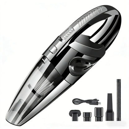TUERBB VC01 Lightweight & Portable Vacuum Cleaner, Strong Power, USB-C Rechargeable for Car Cleaning Home Pet Hair
