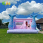 Girls 13ft Pastel Pink Inflatable Mermaid  Bounce House Combo Commercial Jumping Bouncy Castle Slide For Kids Party Rental
