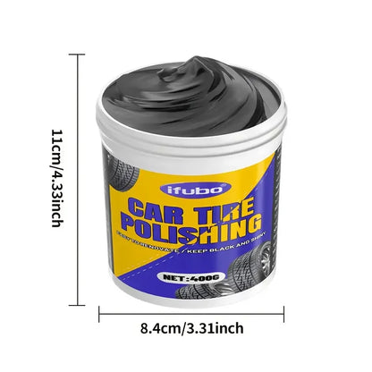 Car Plastic Repair Wax - All-in-One Scratch Remover, Tire Shine Cleaner and Interior Detailing Protectant for Car Trim, Rims