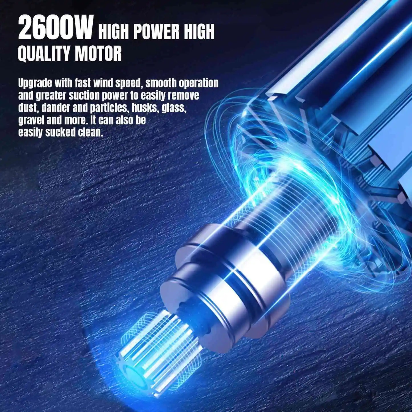 DWiusty 2600W Portable Vacuum Cleaner 1.5L Household Multi-functional Dust Removal Mite Dry and Wet Dual Vacuum Cleaner 220V
