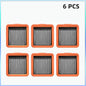 Compatible For UWANT D100/ D100 PRO/ D500 PRO/ D600 Robot Vacuum Cleaner Replacement Parts Main Roller Brush HEPA Filters