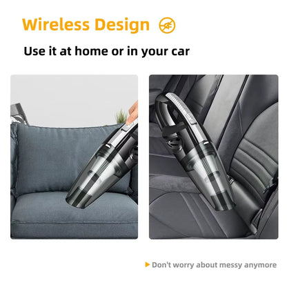 TUERBB VC01 Lightweight & Portable Vacuum Cleaner, Strong Power, USB-C Rechargeable for Car Cleaning Home Pet Hair