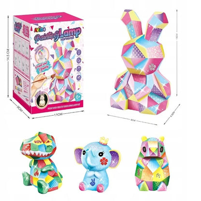 Rabbit Lamp DIY Creative Painting and Decoration Kit