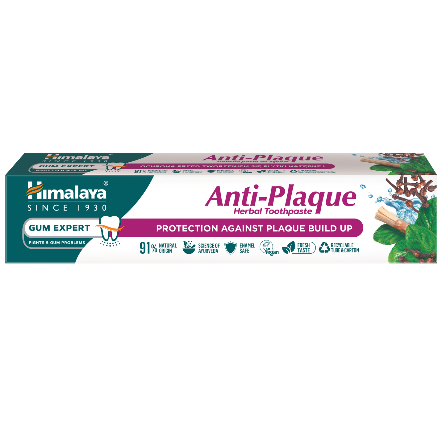 Himalaya Gum Expert Anti-Plaque Kräuterzahnpasta
