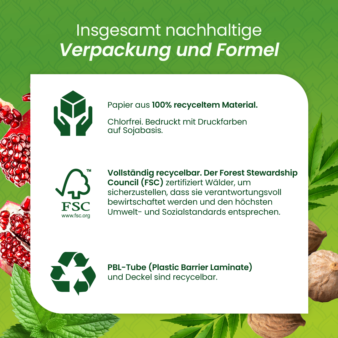 Himalaya Botanique Neem & Granatapfel Zahnpasta - 150 g