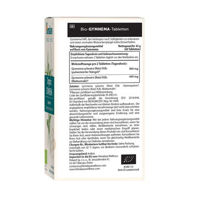 Himalaya Organic Gymnema 60 Tabletten