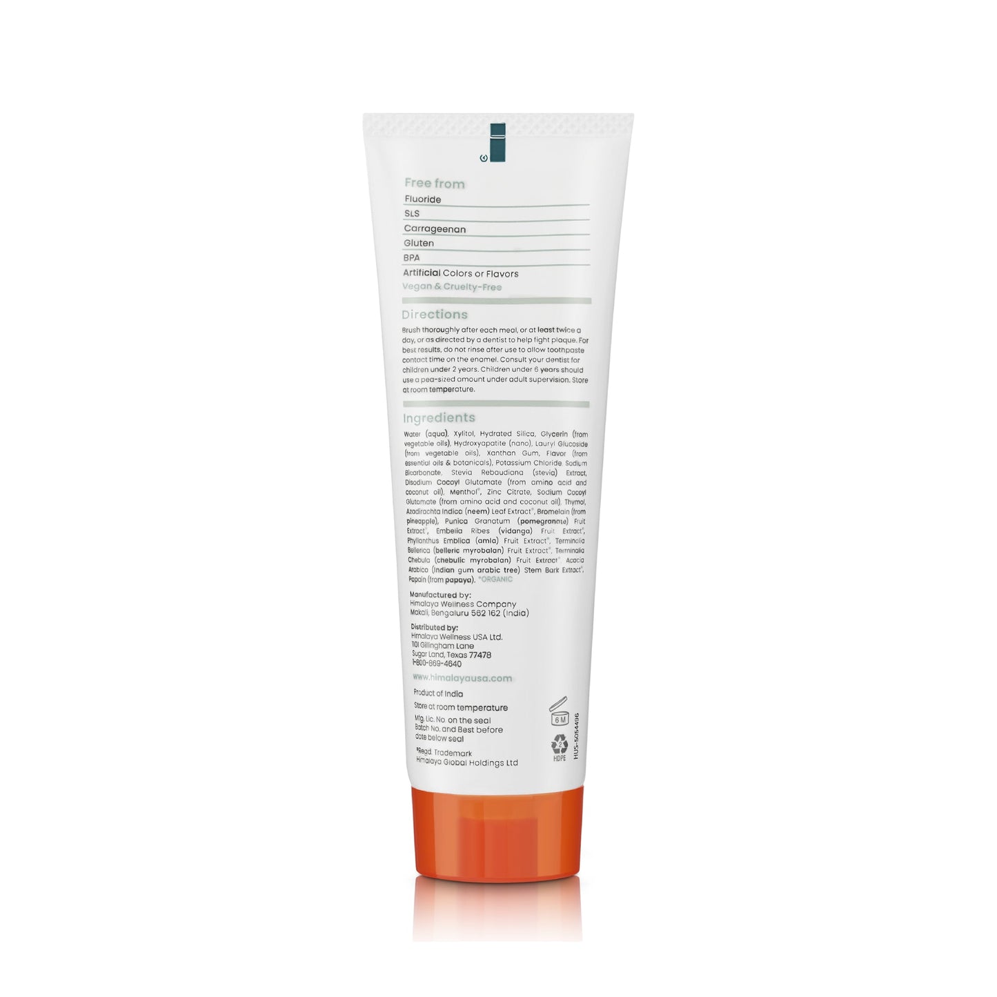 Himalaya Botanique Whitening-Zahnpasta mit Hydroxylapatit - 113 g