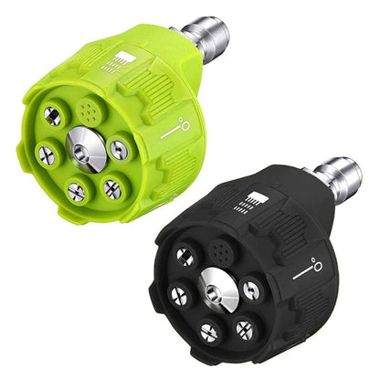 High Pressure Washer Spray Nozzle 0 15 25 40 Degree Rotation Watering Rinse Soap Nozzle Tip Garden Cleaning