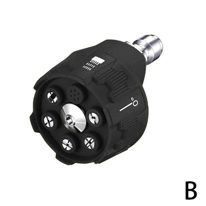 High Pressure Washer Spray Nozzle 0 15 25 40 Degree Rotation Watering Rinse Soap Nozzle Tip Garden Cleaning