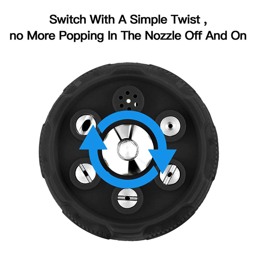 High Pressure Washer Spray Nozzle 0 15 25 40 Degree Rotation Watering Rinse Soap Nozzle Tip Garden Cleaning