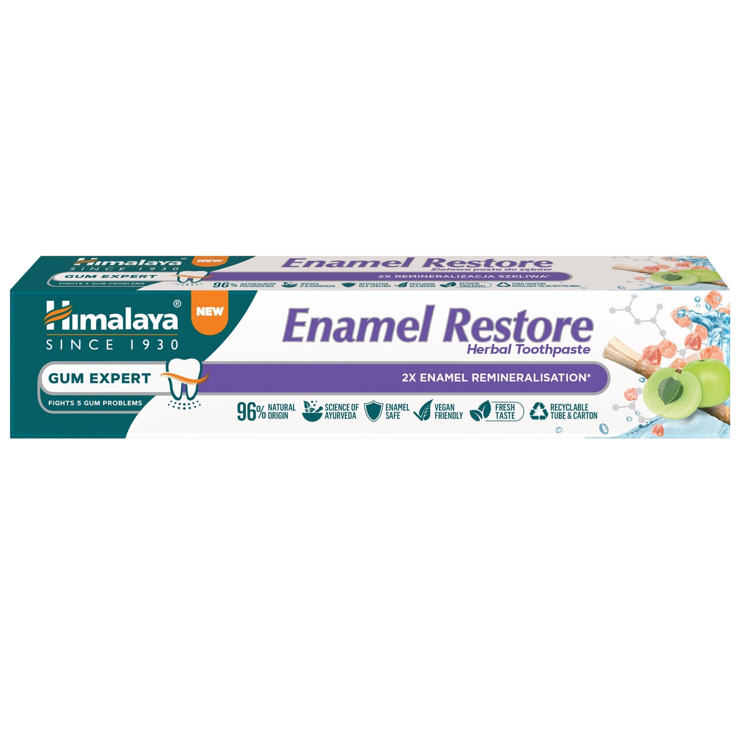Himalaya Gum Expert Enamel Restore Kräuterzahnpasta - 75 ml