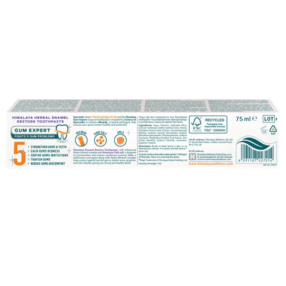 Himalaya Gum Expert Enamel Restore Kräuterzahnpasta - 75 ml