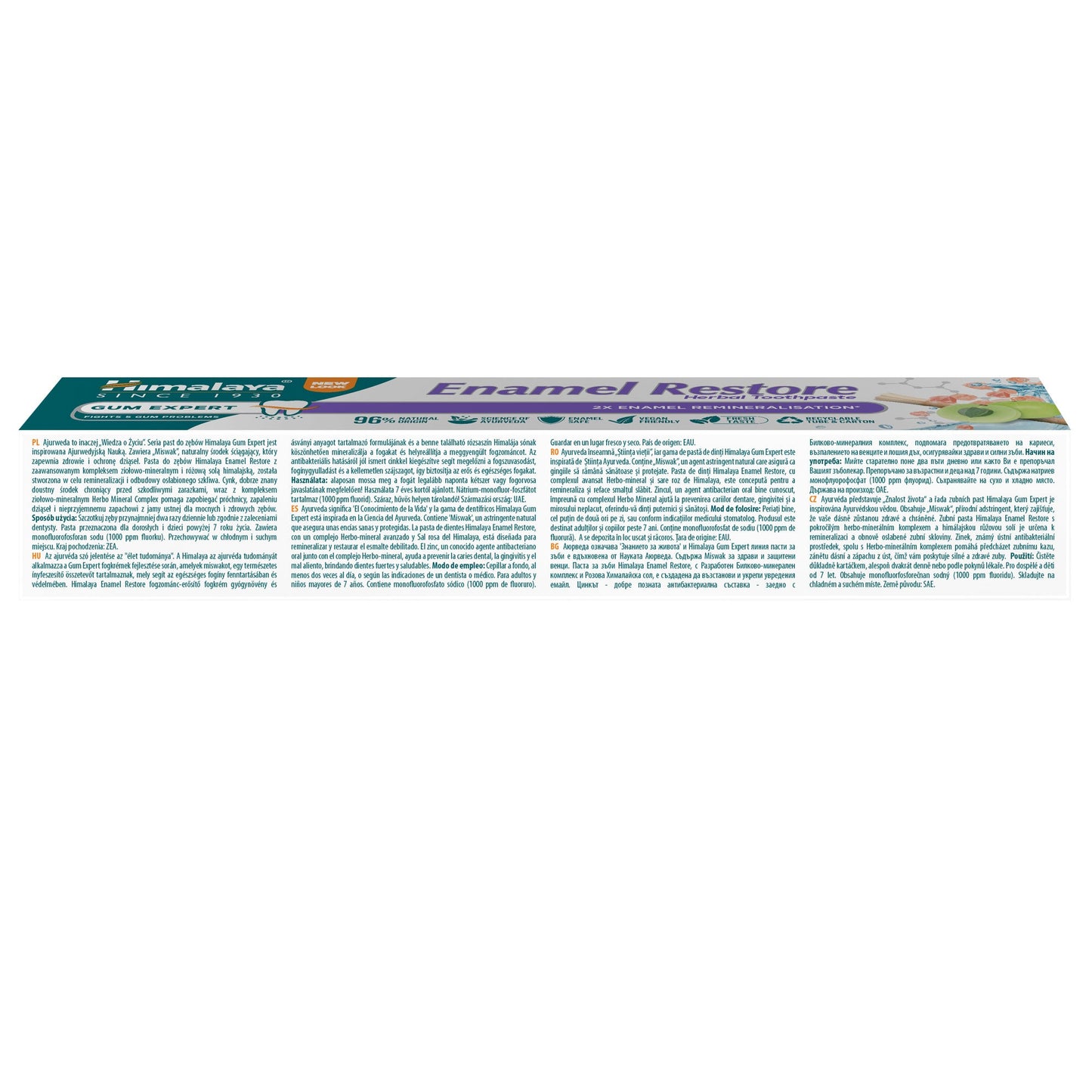 Himalaya Gum Expert Enamel Restore Kräuterzahnpasta - 75 ml