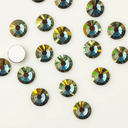 YANRUO 2058NoHF All Color SS16-SS30 Non Hot Fix Sewing Rhinestones Glass Crystal 3D Nail Art Rhinestones For Dress Clothes