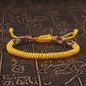 Tibetan Buddhist Bracelet Unisex Handmade Braided King Kong Knot Colorful String Bracelets for Women Men Lovers Lucky Jewelry