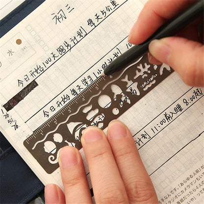 4 pcs/lot Cute Kawaii Creative Horse Birdcage Hollow Metal Bookmark Ruler For Student Gift School Supplies