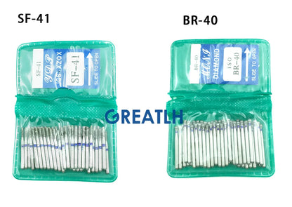 Dental Diamond FG High Speed Burs for Polishing Smoothing Teeth Polishers