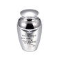 Christmas Gift Human 45x70mm Lovely Custom Jewelry Pet Souvenirs Aluminum Alloy Funeral Urn for Ashes- Rabbit and Moon
