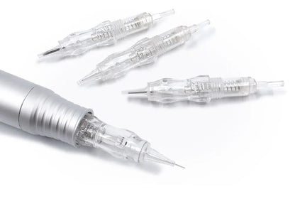 Biomaser 10PCS Revolution Tattoo Needle Permanent Makeup Cartridge Needles For Tattoo Machine Kit Eyebrow Needle 1R,2R,3R,5R