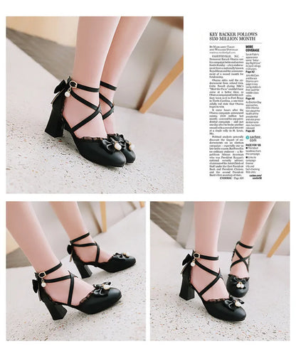 7-15 Years Old Girls High Heels Shoes Pink White Princess Girls Dress Shoes Summer Girls Party Shoes  X#12/10D50