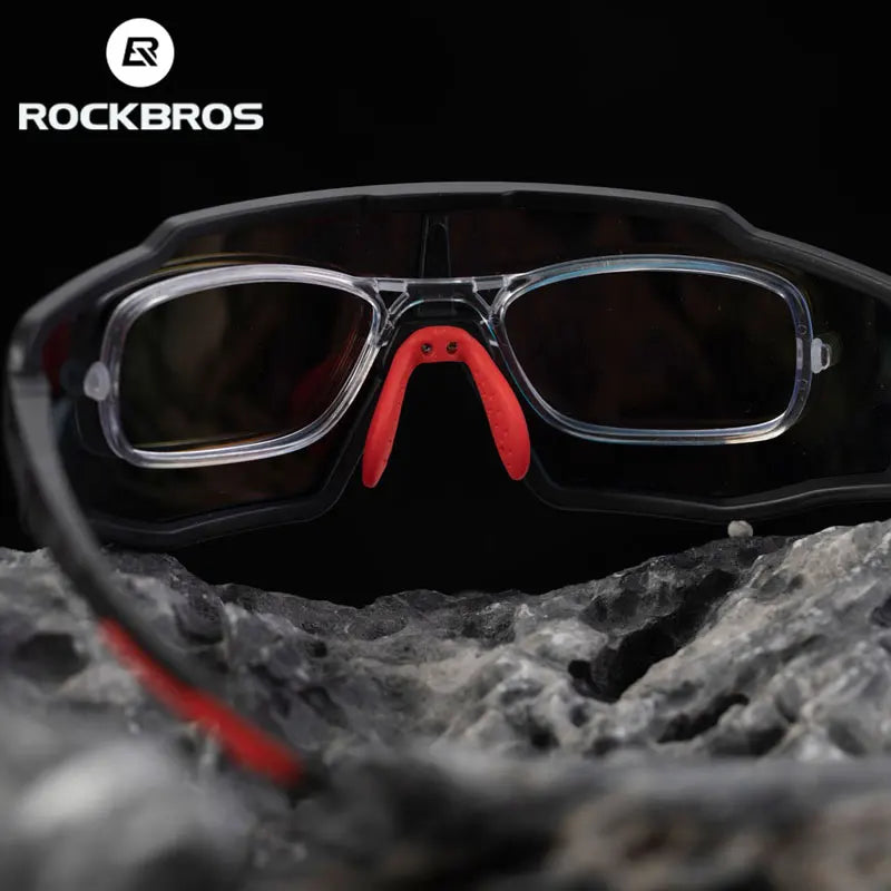 ROCKBROS Polarized Cycling Glasses Bike Polarized Glasses Outdoor Sports MTB Bicycle Sunglasses Goggles Eyewear Myopia Frame