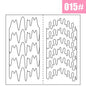 2pcs French Manicure Nail Wraps Stickers, Nail Art Form Fringe Tip Guides for DIY Nail Decoration