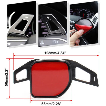 Car Steering Wheel DSG Shift Paddle Extension Stickers For Seat Alhambra Ateca Leon 5F FR Tarraco Ibiza 6P Cupra ST Accessories