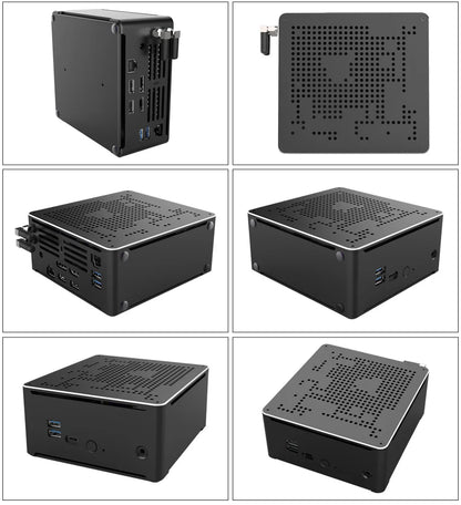 Intel Xeon 2176M ECC RAM Win11 Mini Gaming PC 2*DDR4 NVME 2Lans Office Gamer Desktop Mini Computer 2286M Web Mini Server Host