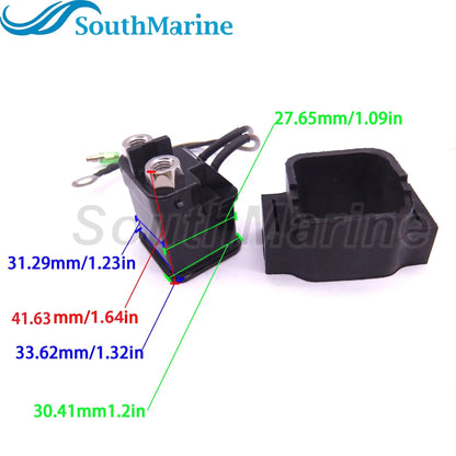 853809001 881352T 8M0098898 Starter Solenoid / Relay Assy for Mercury Mariner Outboard Engine 8HP 9.9HP 25HP 30HP