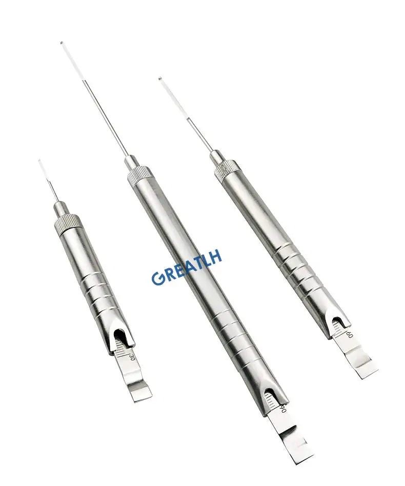 Depth Gauge 0mm to 30mm /60mm/40mm/90mm orthopedics Veterinary surgical Instruments
