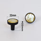 Natural Shell Gold Brass Wall Hooks Shoe Cabinet Knobs Closet Furniture Handle Wardrobe Drawer Pull Vintage Kitchen Accessories
