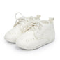 Baby Retro Leather Shoes Boy Girl Shoes Toddler Rubber Sole Anti-slip First Walkers Newborn Infant Moccasins Baby Crib Shoes