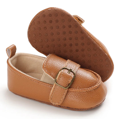 HAIZHIW 0-18M Baptism Newborn Baby Prewalker Girls Boys Casual Shoes Leather Non-Slip Soft-Sole Infant Toddler First Walkers