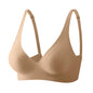 FINETOO Soft Wireless Bra Women Deep V Bras Sexy Bralette Padded Bra S-XL Female Seamless Underwear Comfortable Ladies Lingerie
