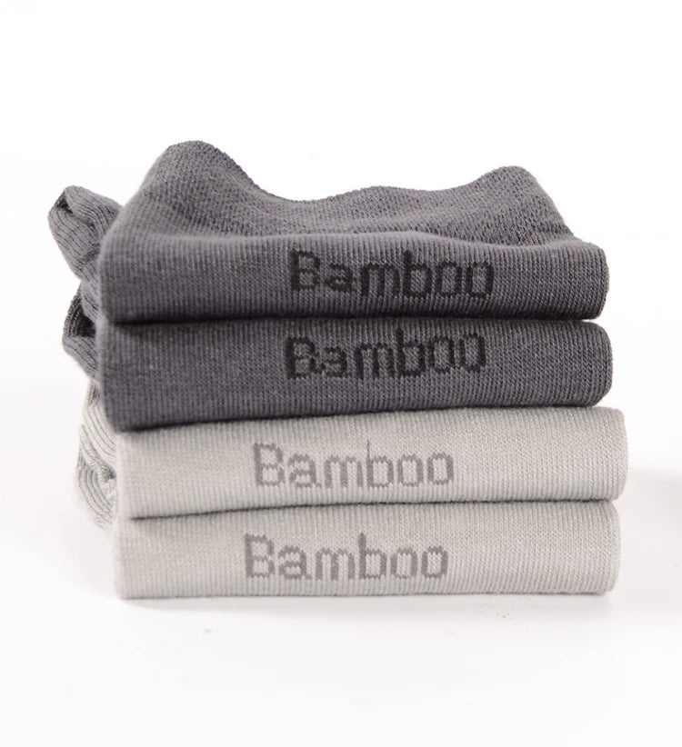 10Pairs/Lot Men Bamboo Socks Brand Comfortable Breathable Casual Business Men's Crew Socks High Quality Guarantee Sox Male Gift
