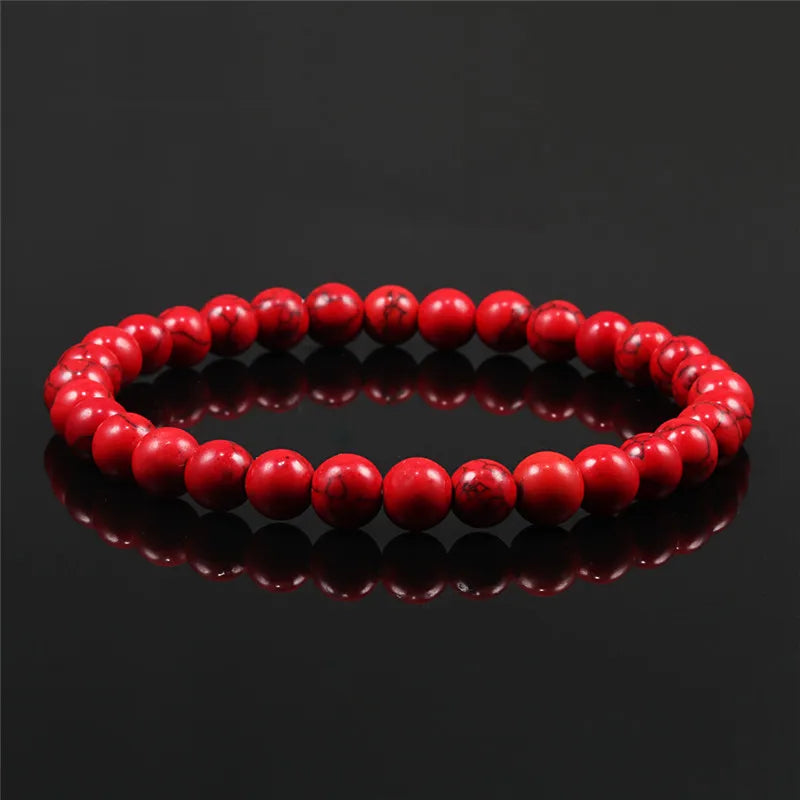 Hot Sale 2pcs/Set Couples Beaded Bracelets Tiger Eye Black Lava Natural Stone Beaded Bracelets Malachite Energy Elastic Jewelry